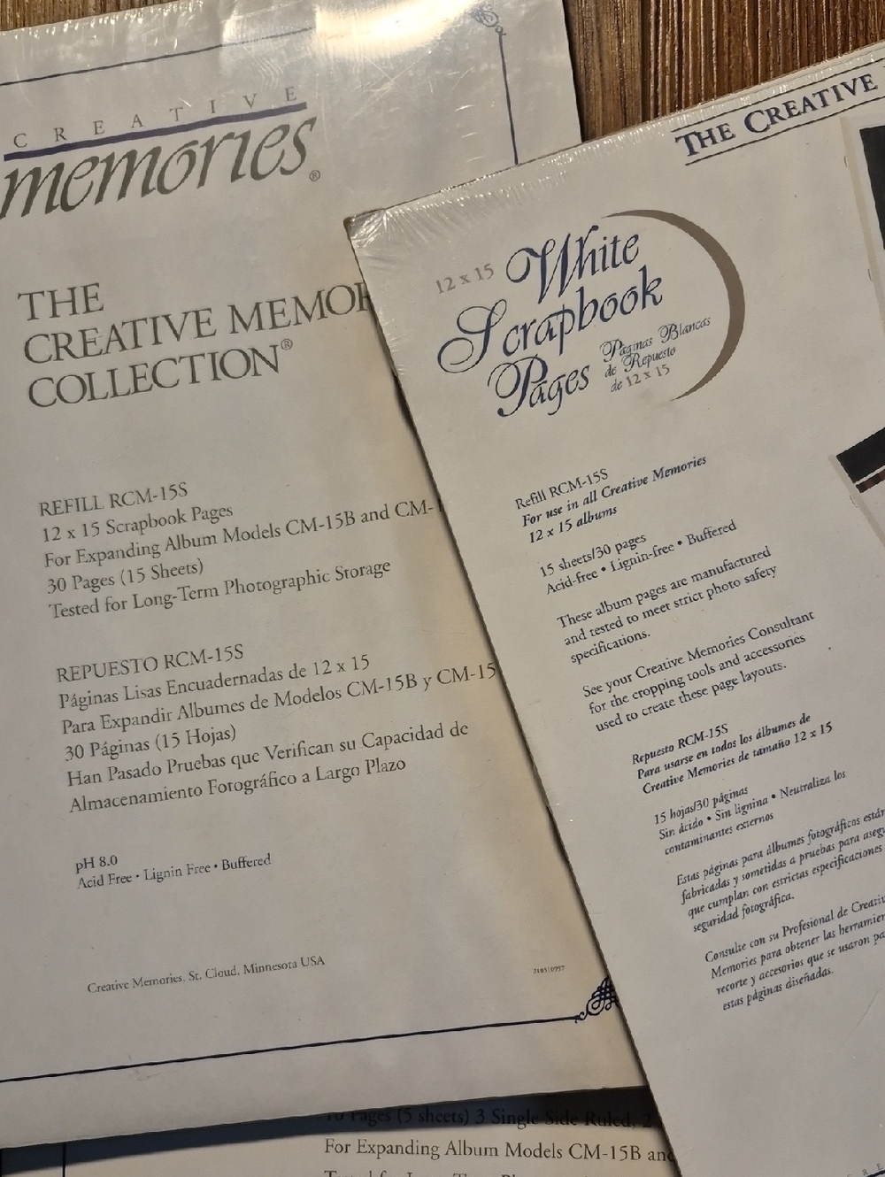 Creative Memories 12x15 Page Refills 30 Sheets + 5 Ruled Pages - Picture 4 of 4